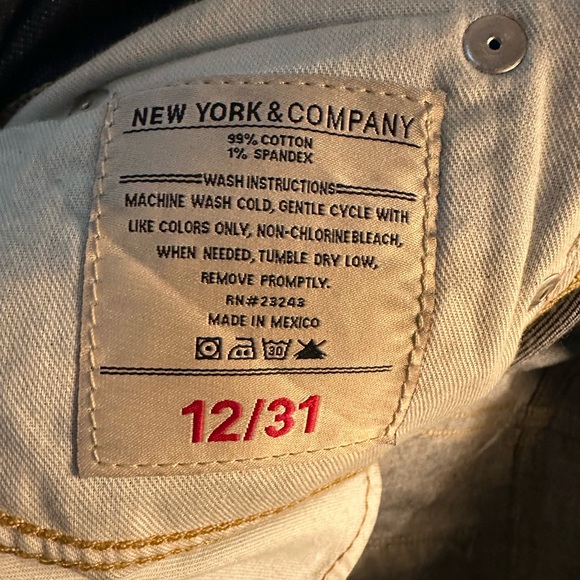 NY&Co jeans size 10/12 NWOT - Picture 4 of 6